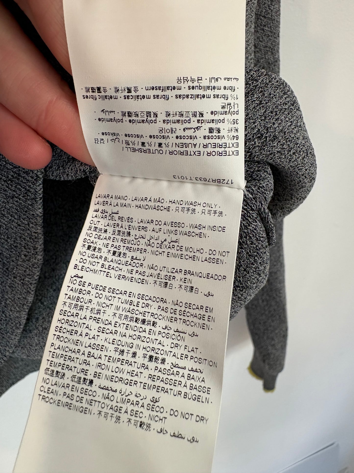 BIMBA Y LOLA. Mottled viscose sweater with thread detail. TS