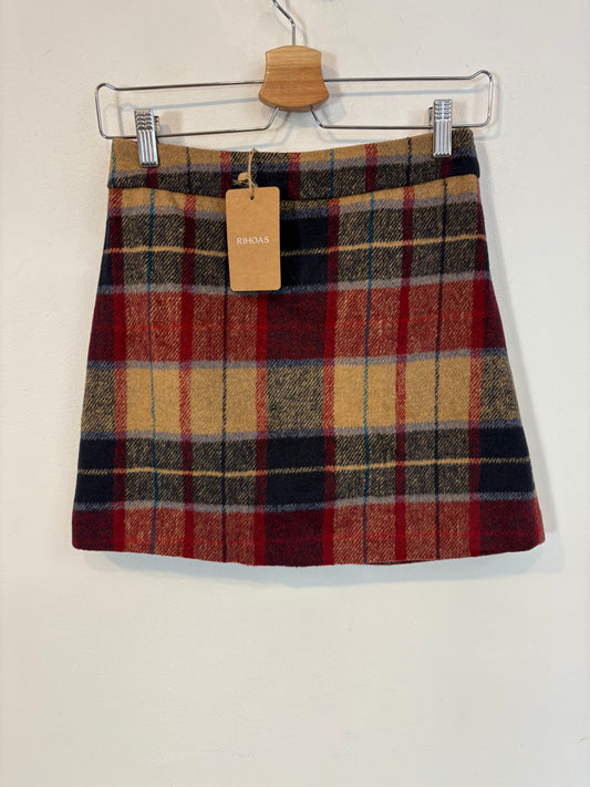 Falda cuadros cremallera