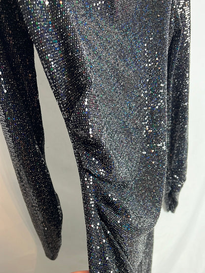 ZARA. Sequin mini fitted dress. TS