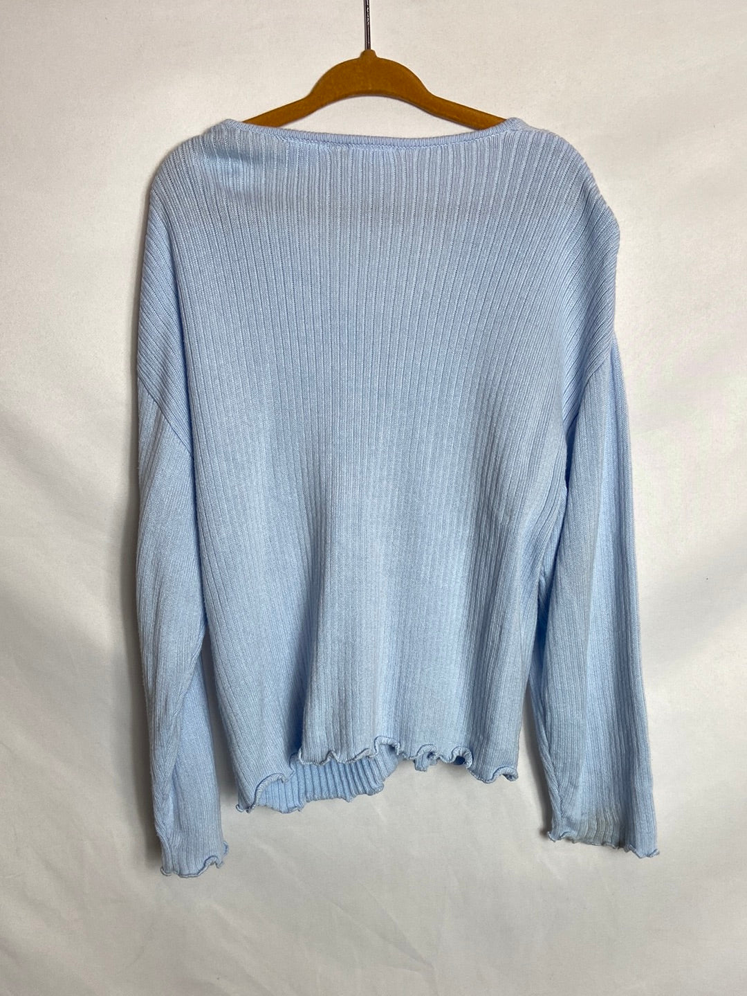 ZARA. Blue ribbed cardigan, size 4-5 years