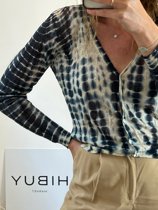 NICE THINGS.Chaqueta punto tie dye. T L (s/m)