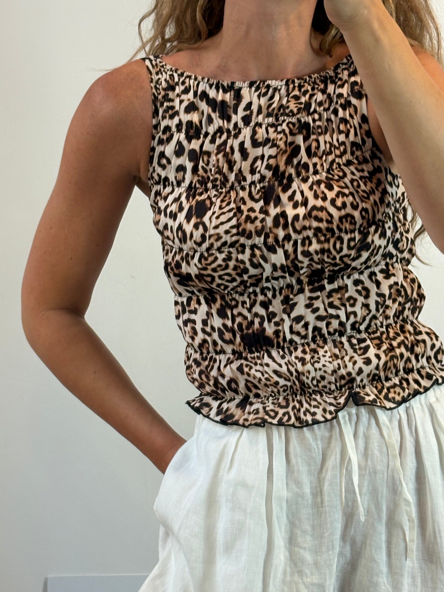 ODYSSEY. Brown swimsuit. TS