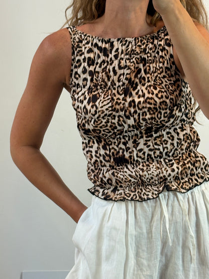 ODYSSEY. Brown swimsuit. TS