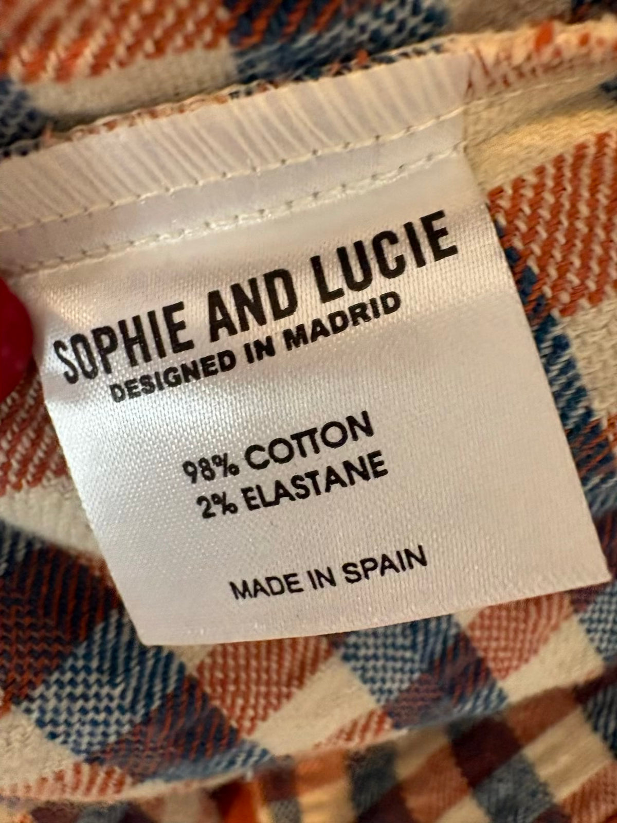 SOPHIE & LUCIE. Total look chaqueta y pantalón cuadros
