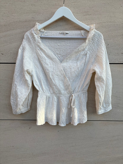 SALSA. Blusa textura cruzada