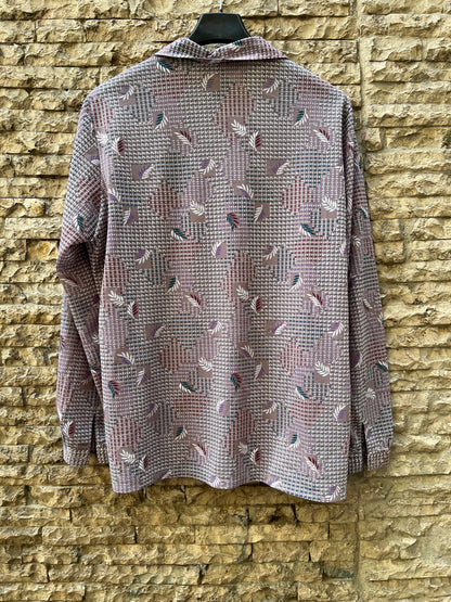 OTRAS. Blusa morada vintage T.u(m)
