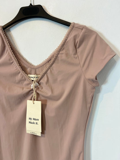 MY MUM MADE IT. Mono rosa licra T. S