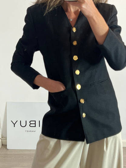 ROSSY. Chaqueta negra vintage