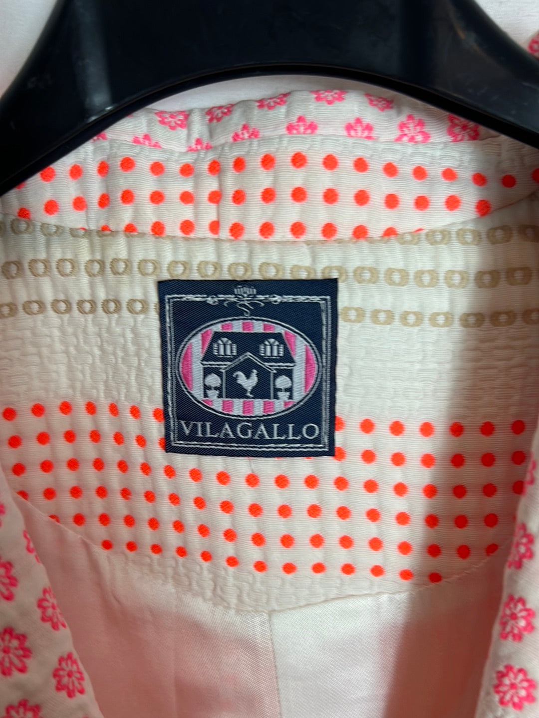 VILAGALLO. Blazer texturas colores flúor. T M