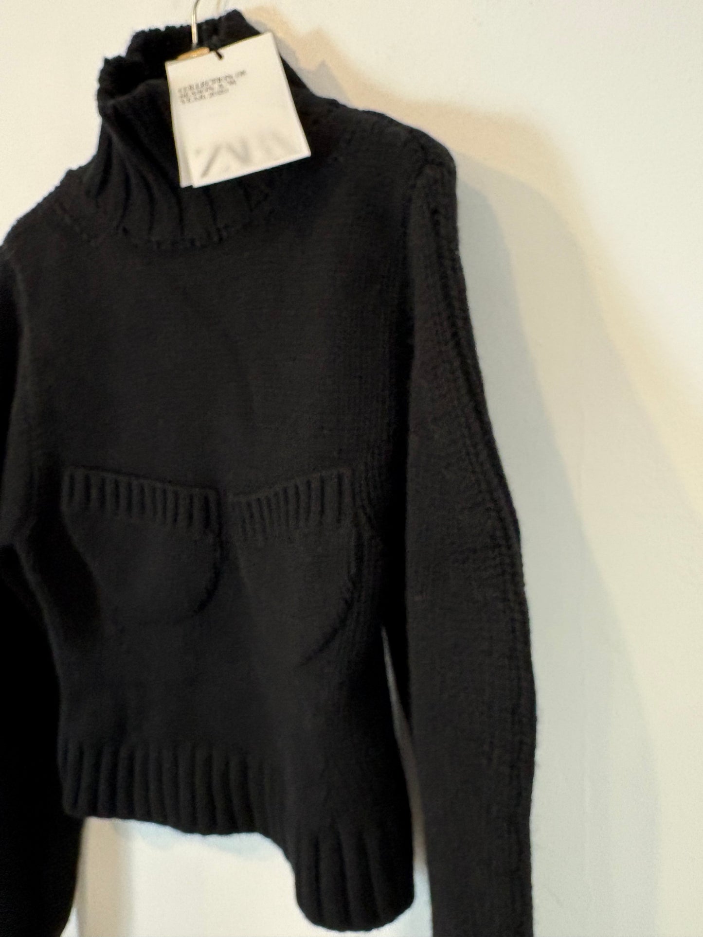 OTHERS. Long knit dress with neckline detail. TS