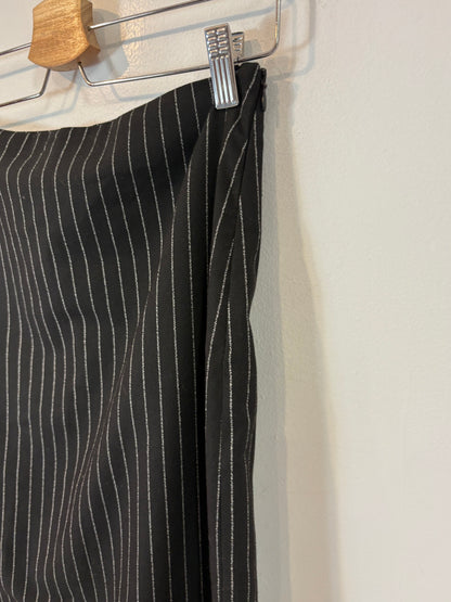 ZARA. Falda tubo larga raya diplomática. T XS