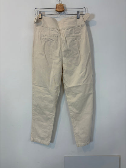 SÉZANE. Denim beige pinzas