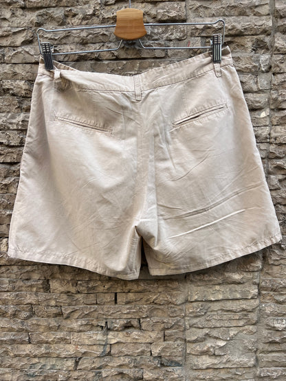 MASSCOB. Pantalón corto beige TU(40)