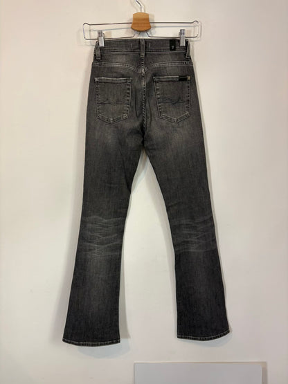 FOR ALL 7 MANKIND. Denim gris ligeramente acampanado