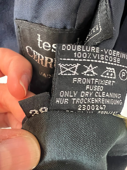 CERRUTI 1881. Navy blue wool blazer. T 38