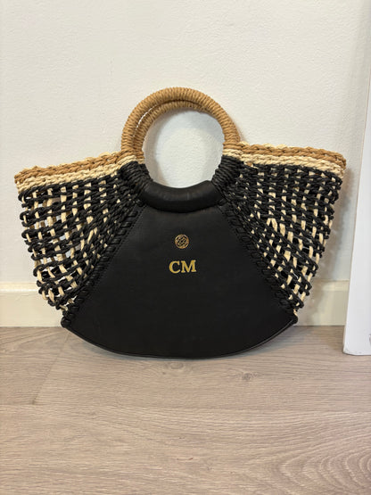 LONBALI. Bolso de mano siglas