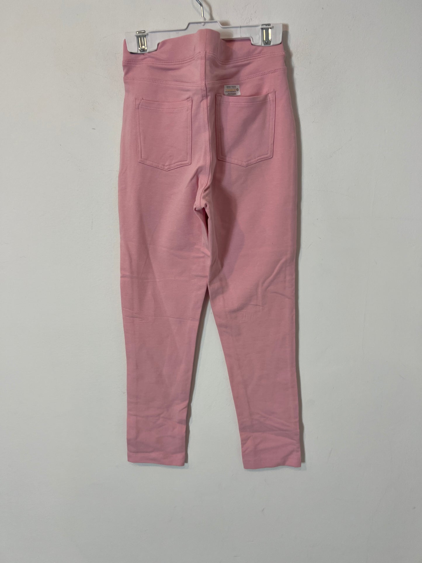 TEX. Jegging rosa claro elástico. T 7-8 años