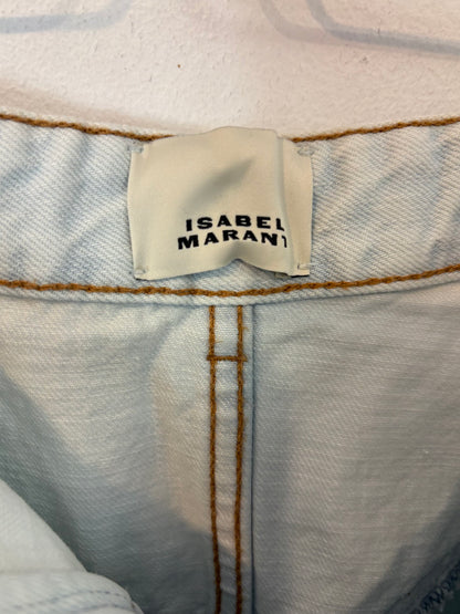 ISABEL MARANT. Denim claro abotonado