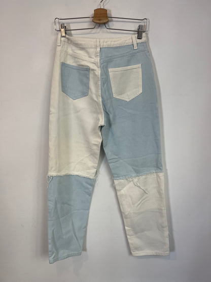 OTRAS. Denim bicolor parches. T S