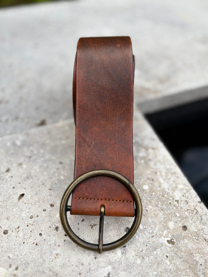 BA&amp;SH. Wide leather belt. Size 75