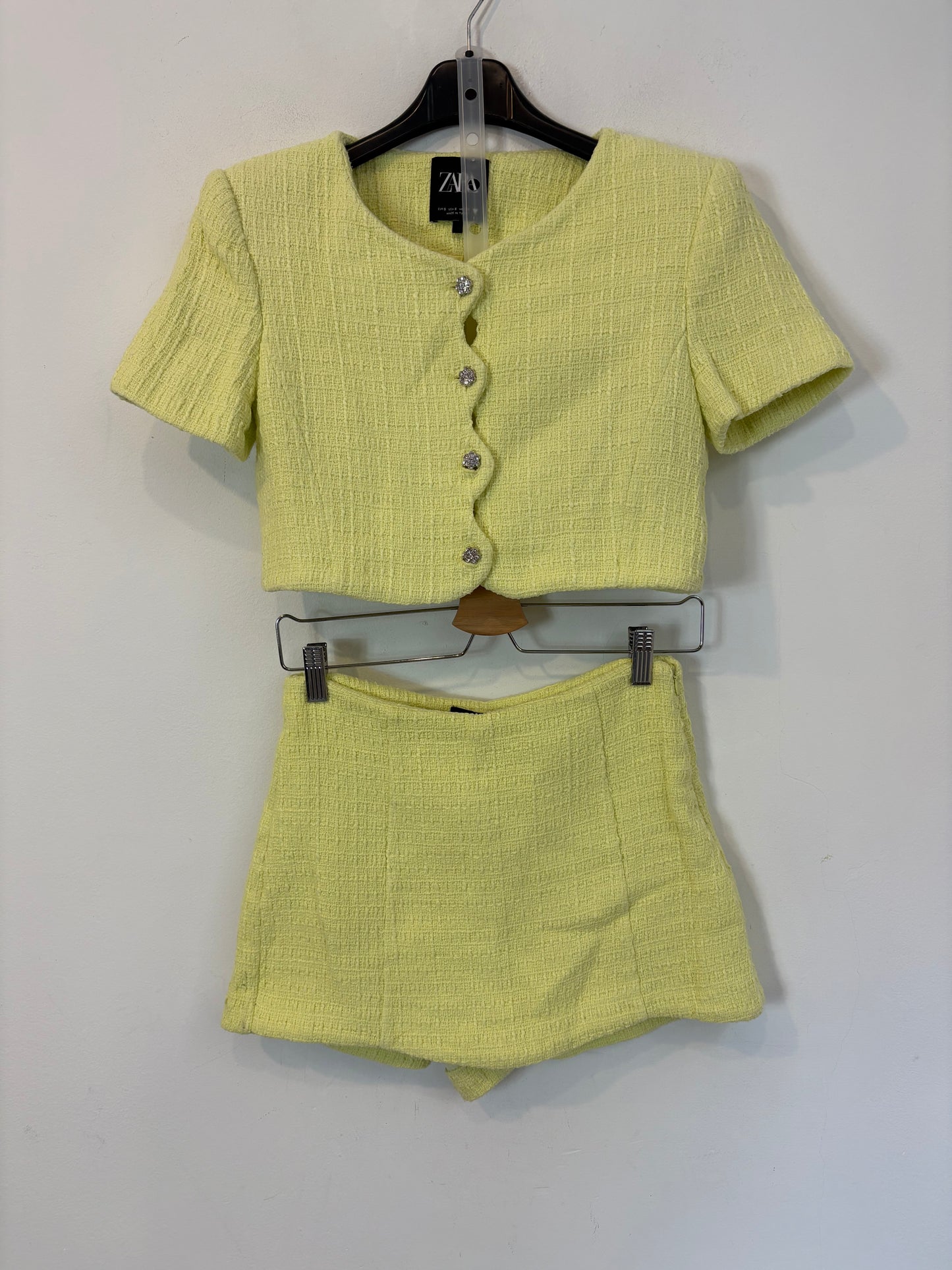 ZARA. Conjunto tweed lima