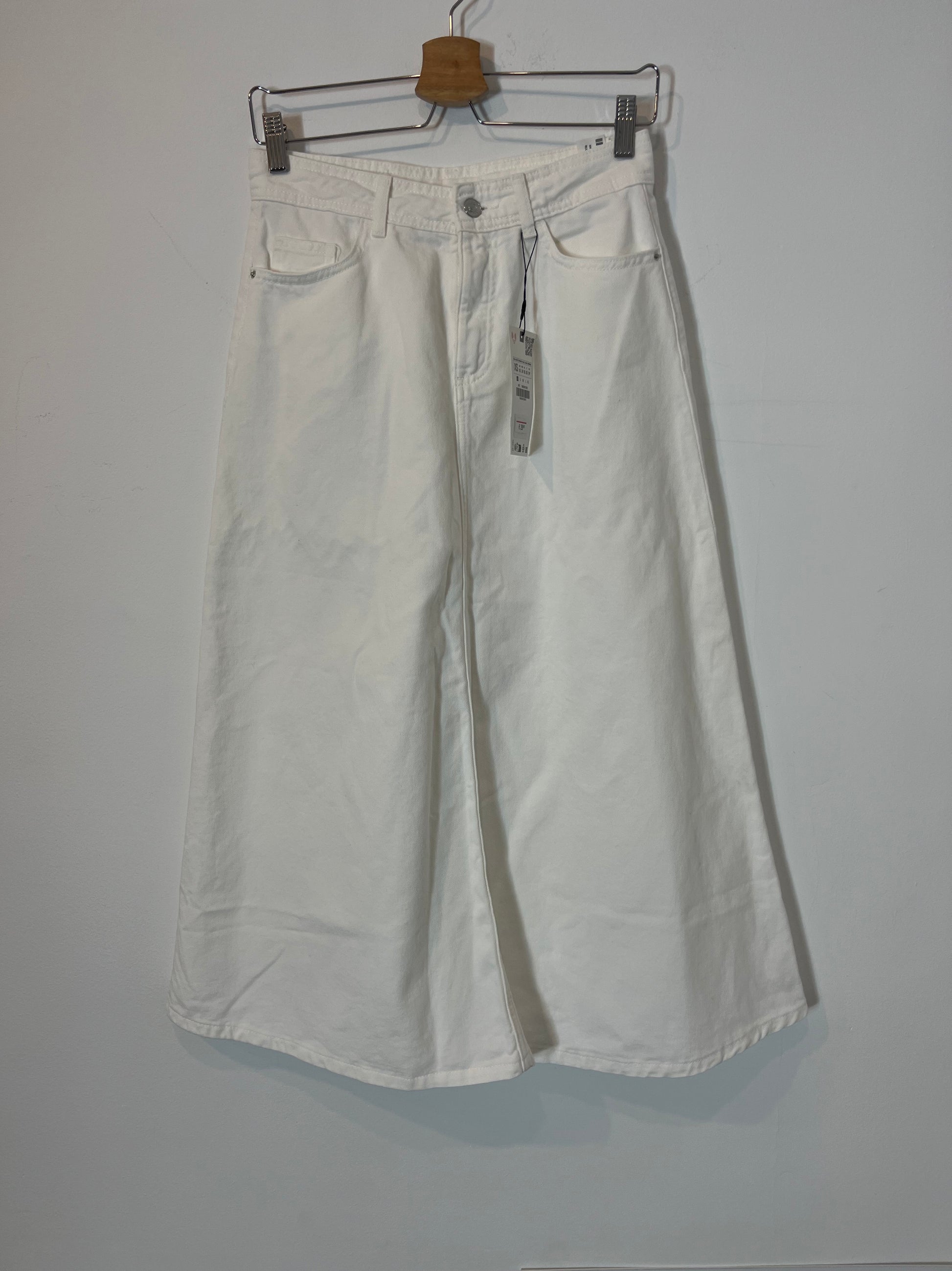 Falda midi denim blanca T XS – Hibuy market - Main Image