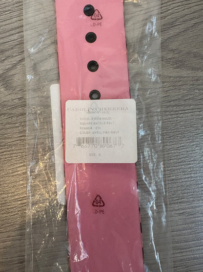 CAROLINA HERRERA . Cinturón rosa estampado