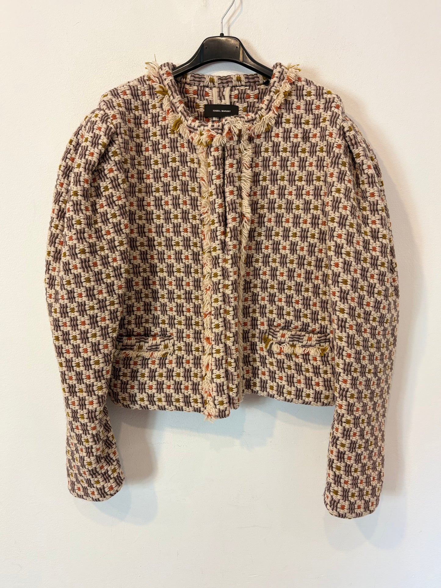 ISABEL MARANT. Chaqueta tweed multicolor