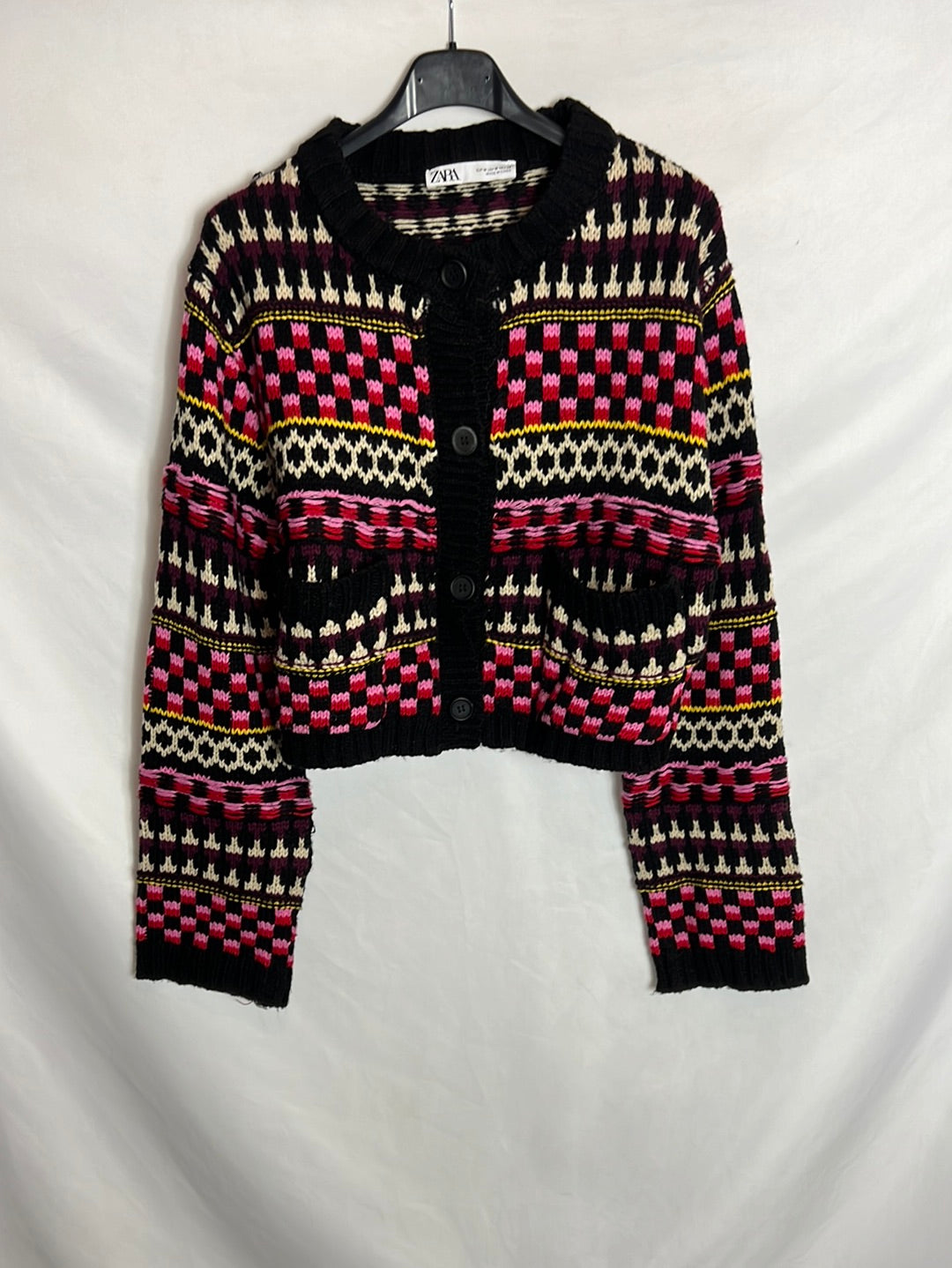ZARA. Rebeca punto colores. T M (Tara)