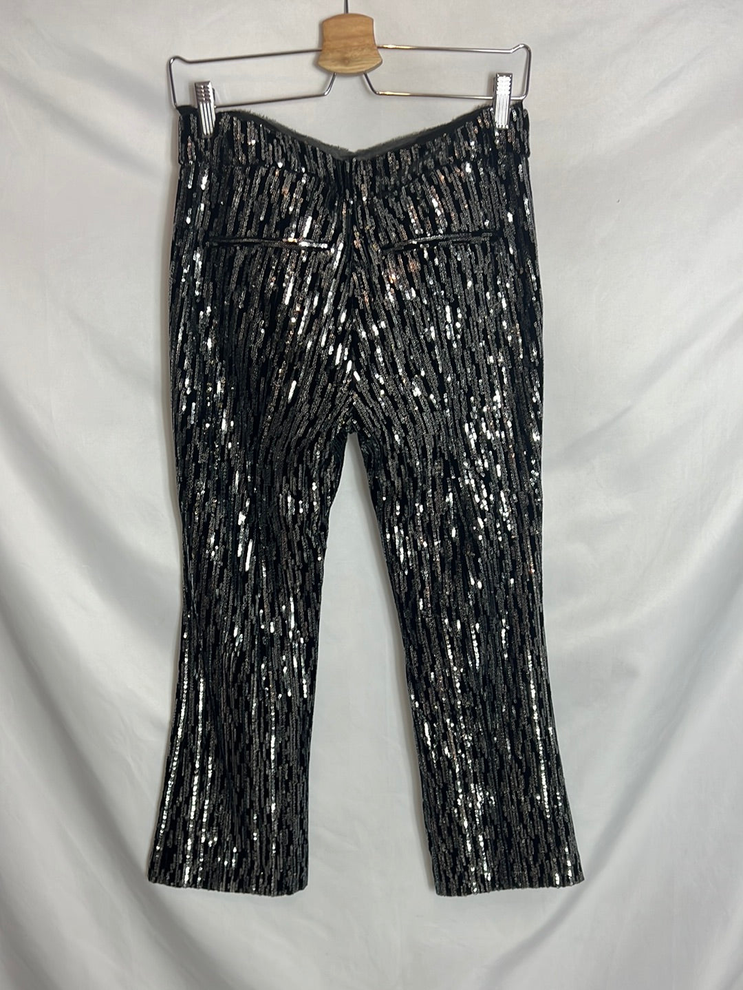 ZADIG&amp;VOLTAIRE. Sequin cropped pants. T 36