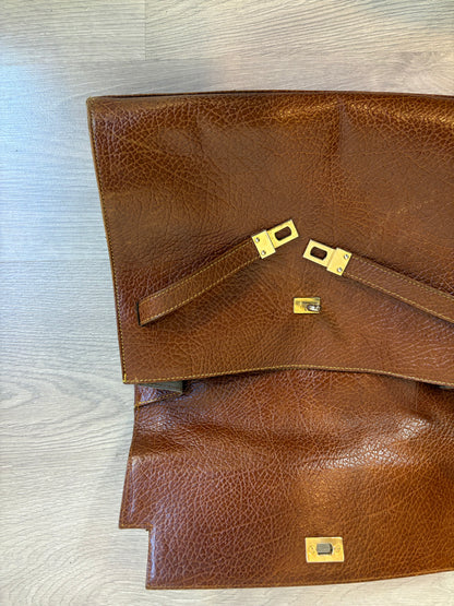 OTRAS. Bolso de mano piel vintage