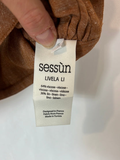 SESSÚN. Crop top caldero jaspeado. T S