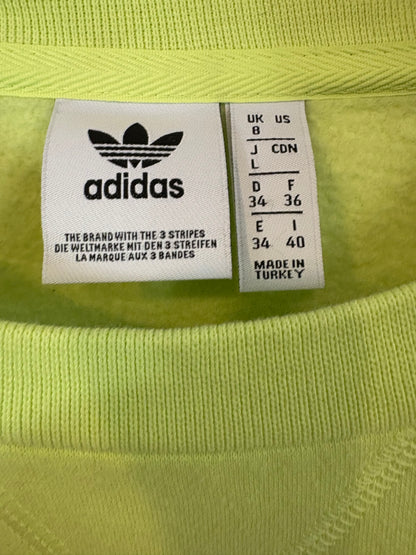 ADIDAS. Fluorescent lime sweatshirt. TL