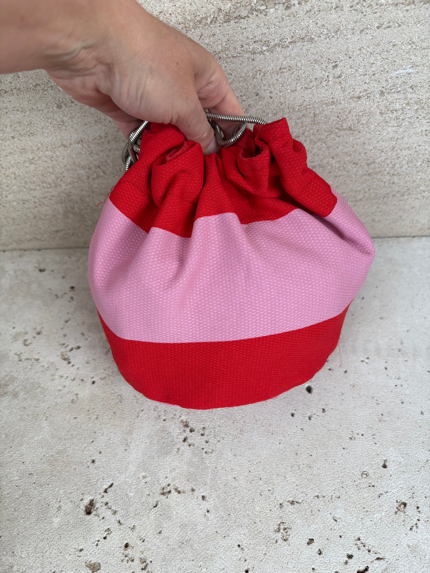 WILD PONY. Striped sack bag