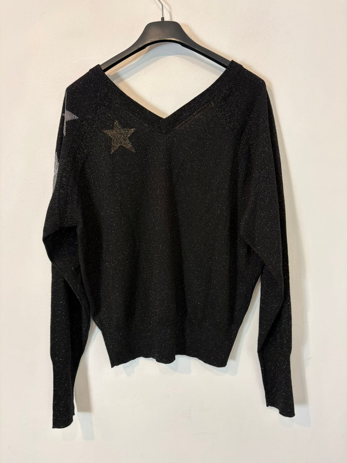 ZADIG & VOLTAIRE. Jersey pico estrellas con lana