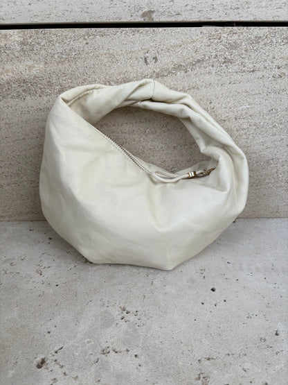 PARFOIS. Bolso beige mini