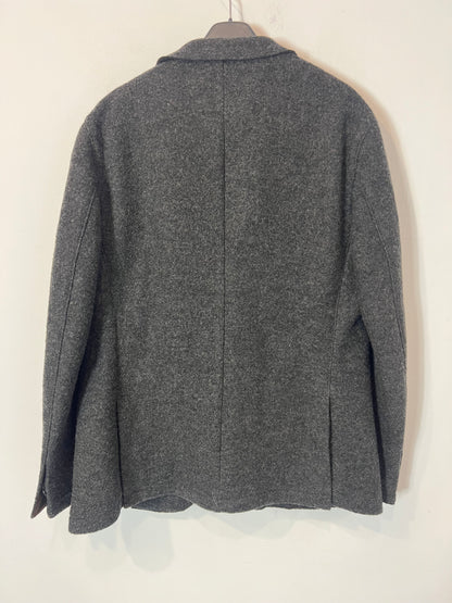 MASSIMO DUTTI. Chaqueta hombre lana gris. T 52