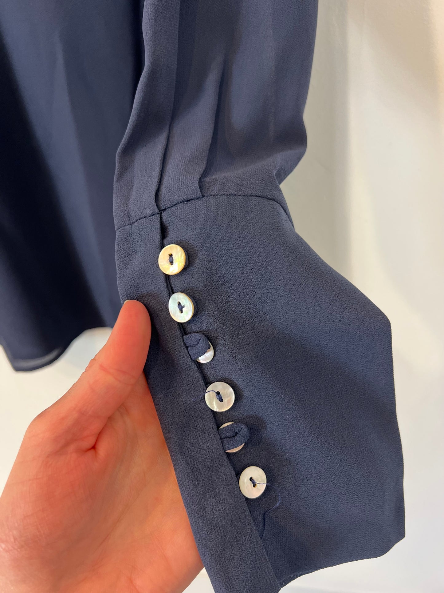 BIMANI. Flowy blue blouse Tm