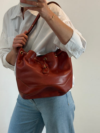 MARC BY MARCJACOB. Camel leather bag