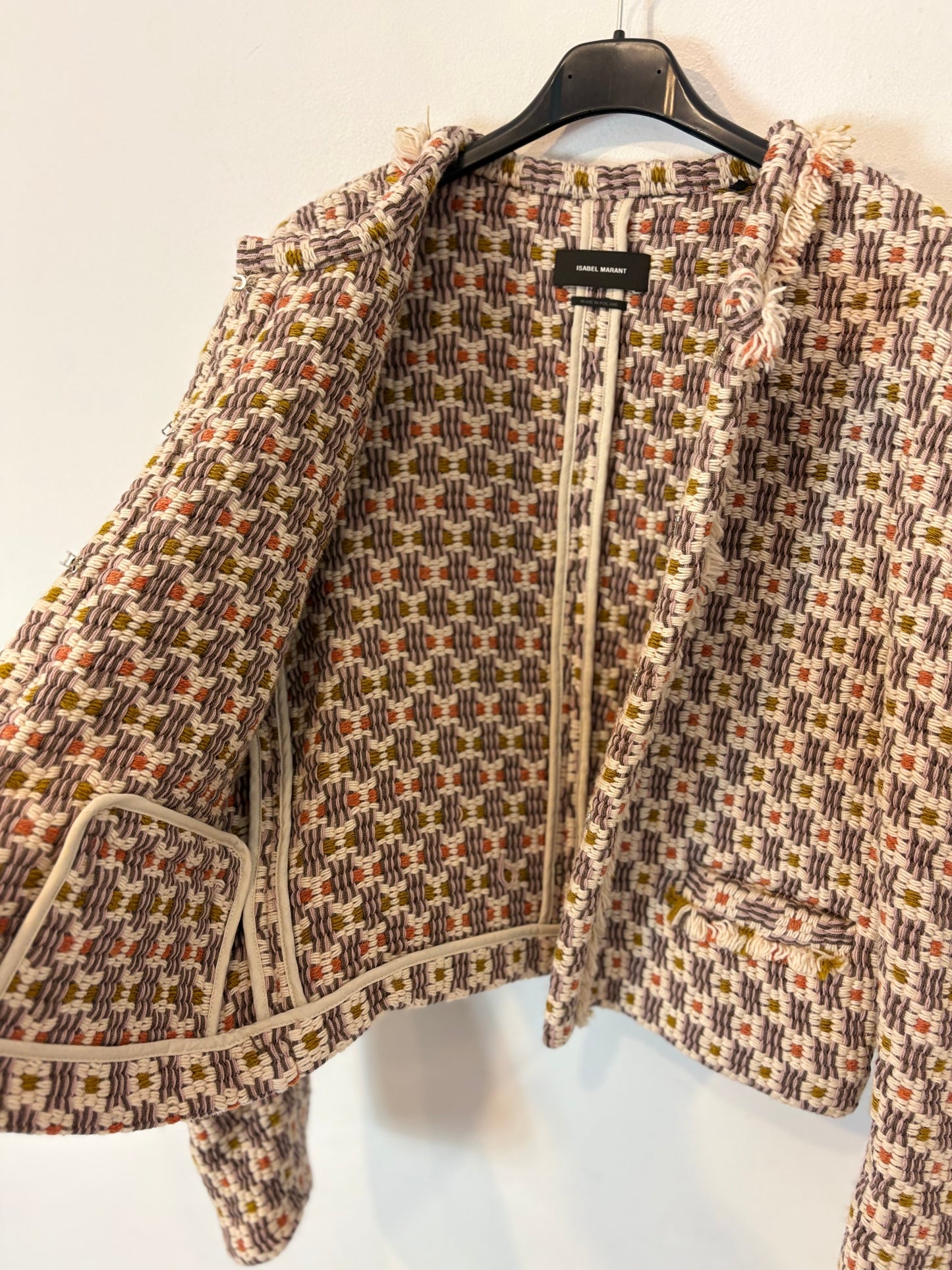 ISABEL MARANT. Chaqueta tweed multicolor