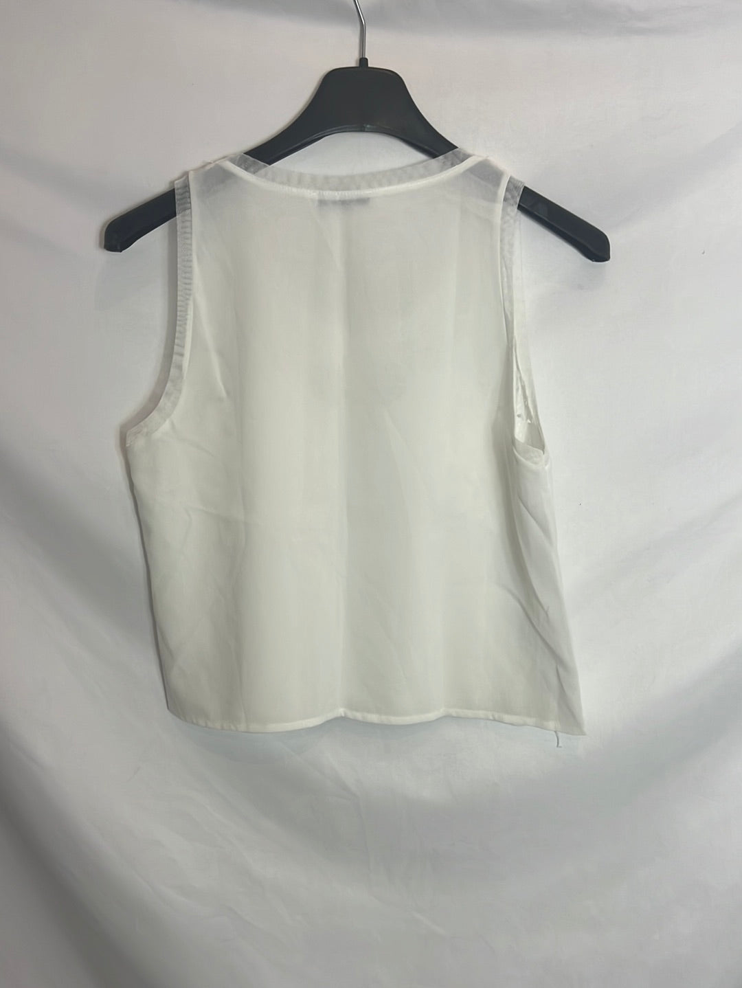 ZARA. White embroidered top. TS