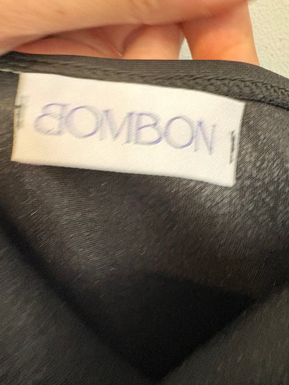 BOMBOM. Vestido palabra de honor volante. T XS