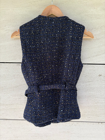 ZARA. Coral beaded jacket. TS