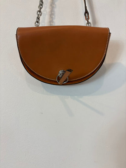 ZARA. Riñonera/ bolso piel camel