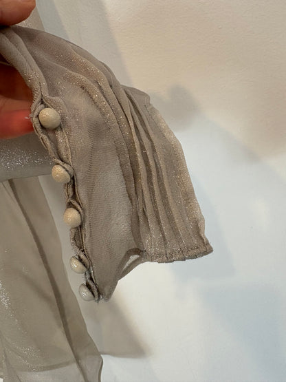 MALO Italia . Blusa semitransparente seda