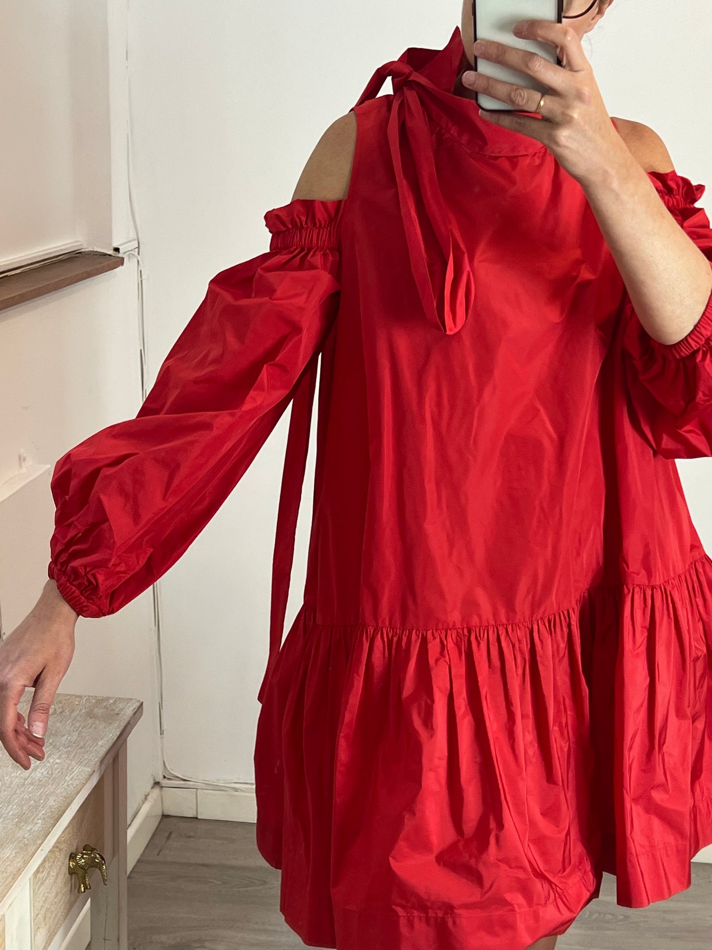 PAROSH short red dress Ts