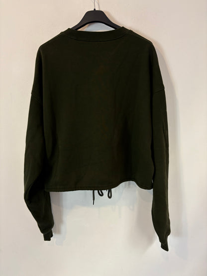 ZARA. Flowy green trousers T.xs