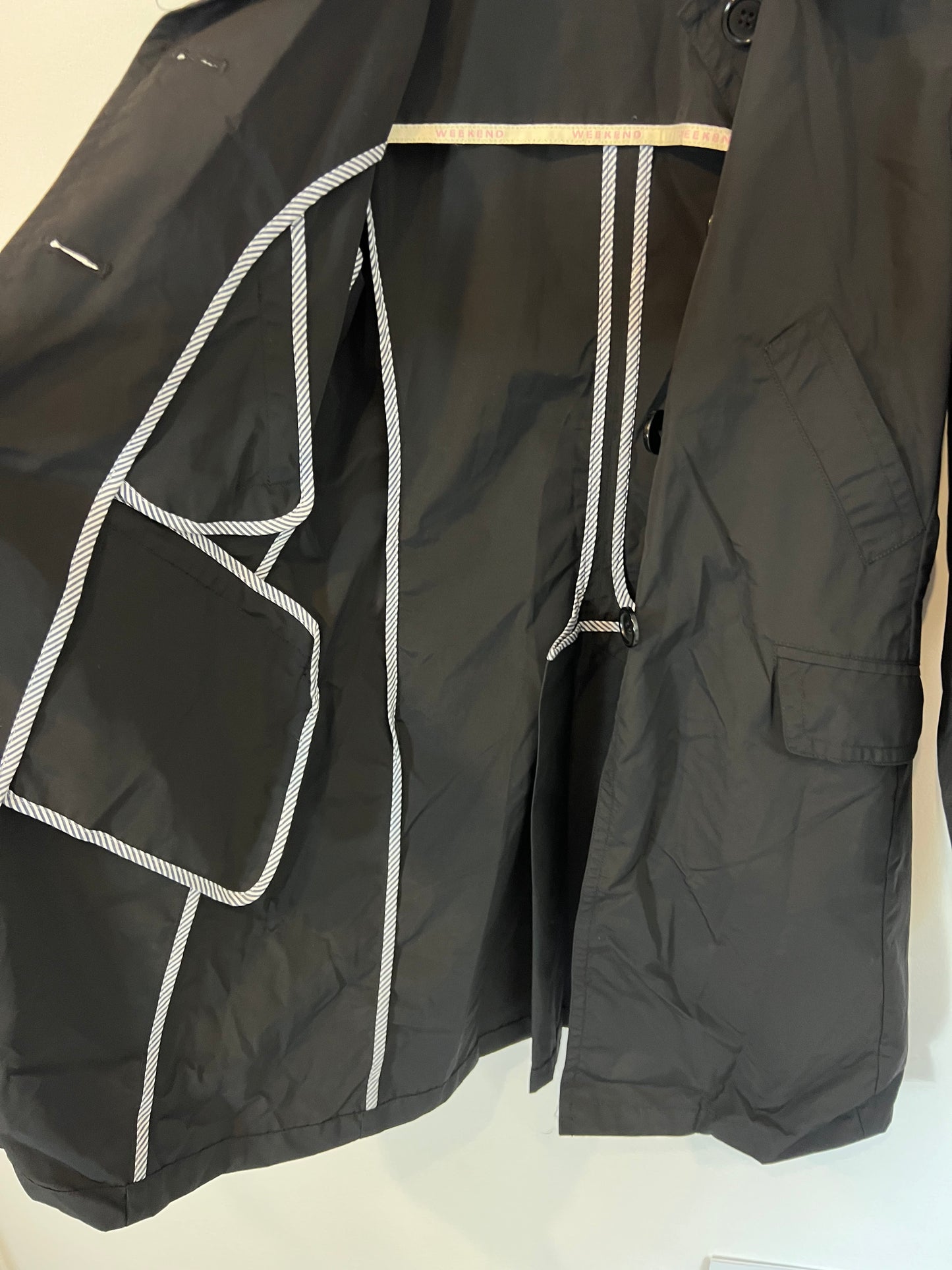 MAXMARA. Black trench coat TM