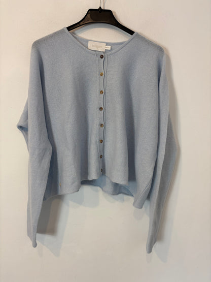 BAMFORD. Cárdigan cashmere azul claro