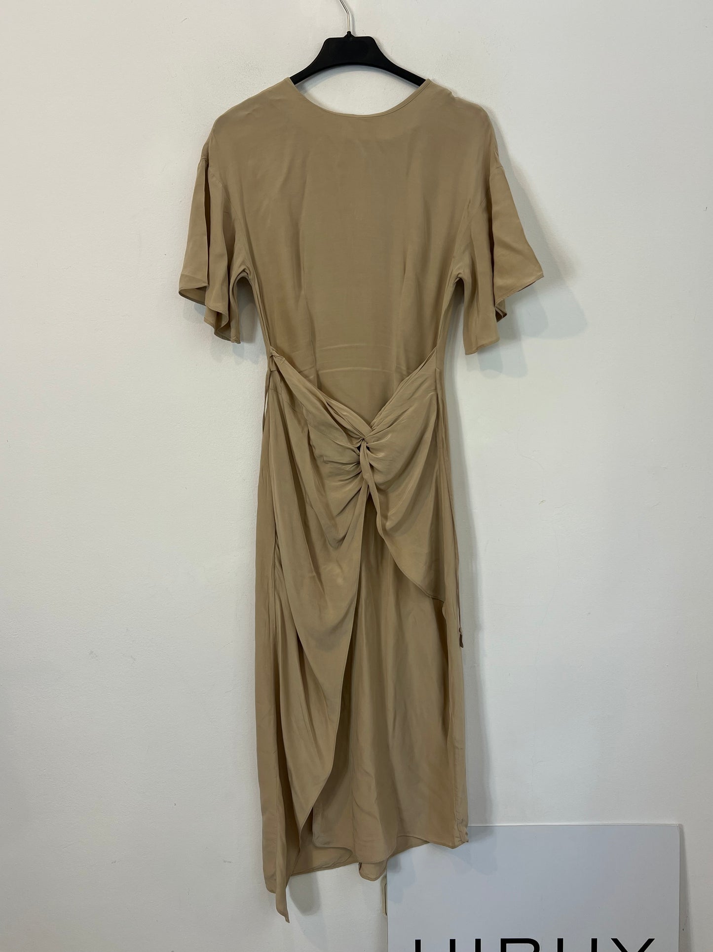& OTHER STORIES. Vestido beige detalle cintura